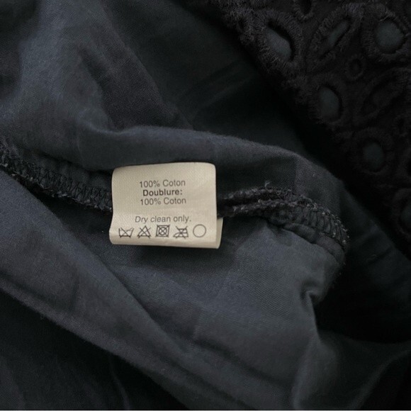 J. Crew Navy Blue Eyelet Mini Skirt, Size 2 - Picture 12 of 12